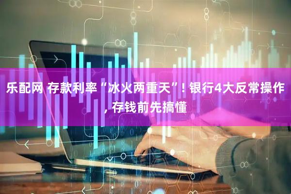 乐配网 存款利率“冰火两重天”! 银行4大反常操作, 存钱前先搞懂