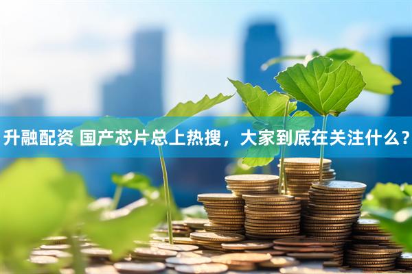 升融配资 国产芯片总上热搜，大家到底在关注什么？